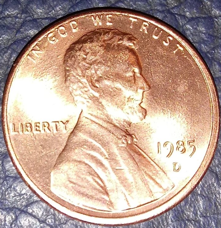 1985-D-Lincoln-Penny-Annealing/Counterclash